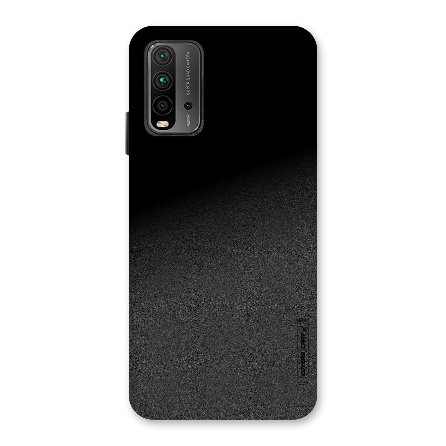 Black Grey Noise Fusion Back Case for Redmi 9 Power