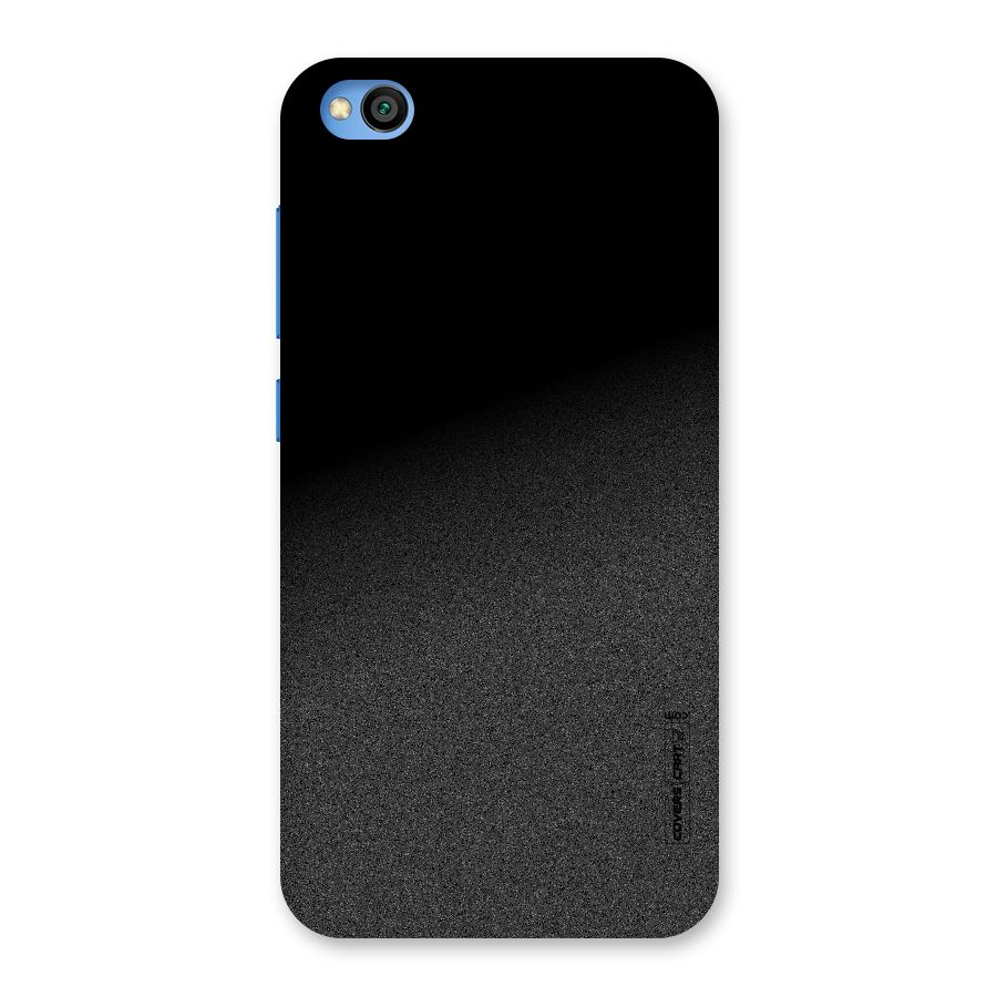 Black Grey Noise Fusion Back Case for Redmi Go