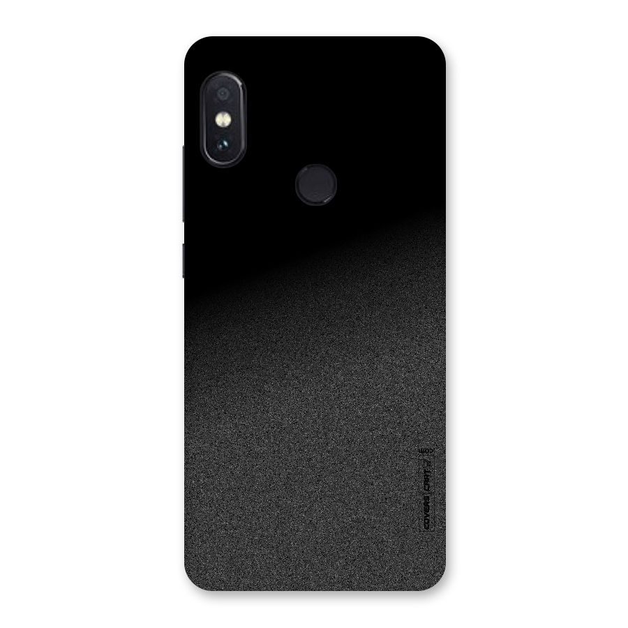 Black Grey Noise Fusion Back Case for Redmi Note 5 Pro