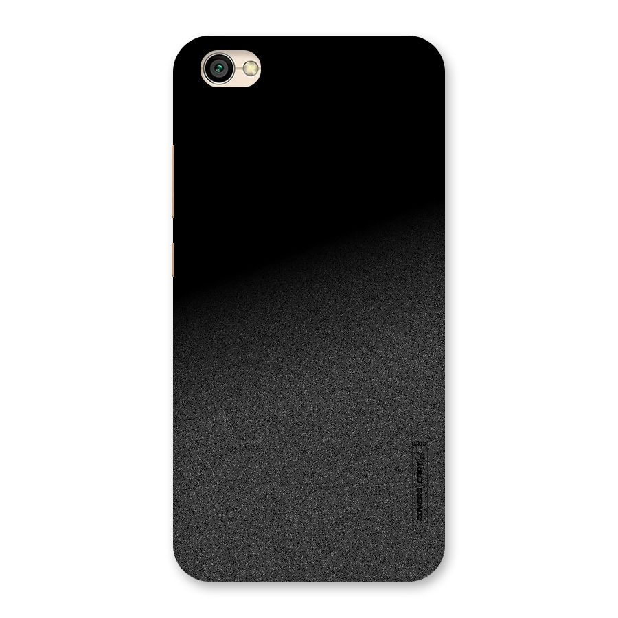 Black Grey Noise Fusion Back Case for Redmi Y1 Lite