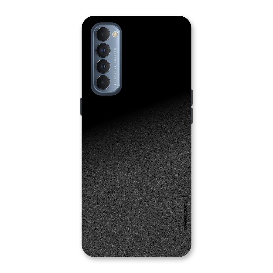 Black Grey Noise Fusion Back Case for Reno4 Pro