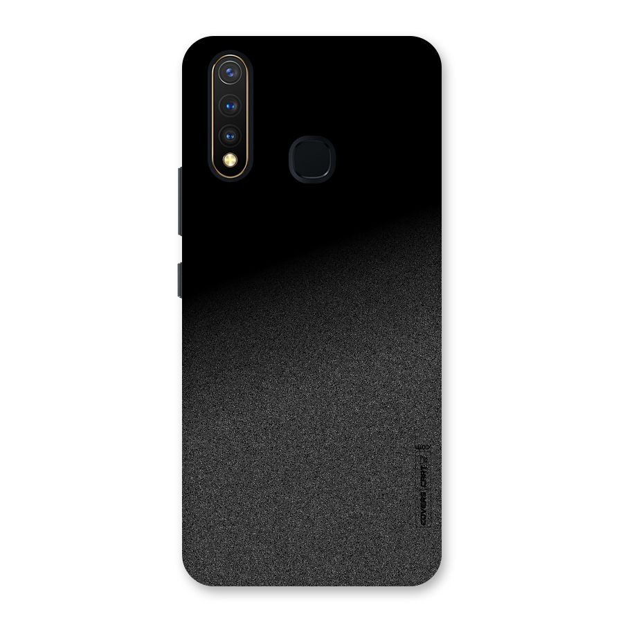 Black Grey Noise Fusion Back Case for Vivo U20