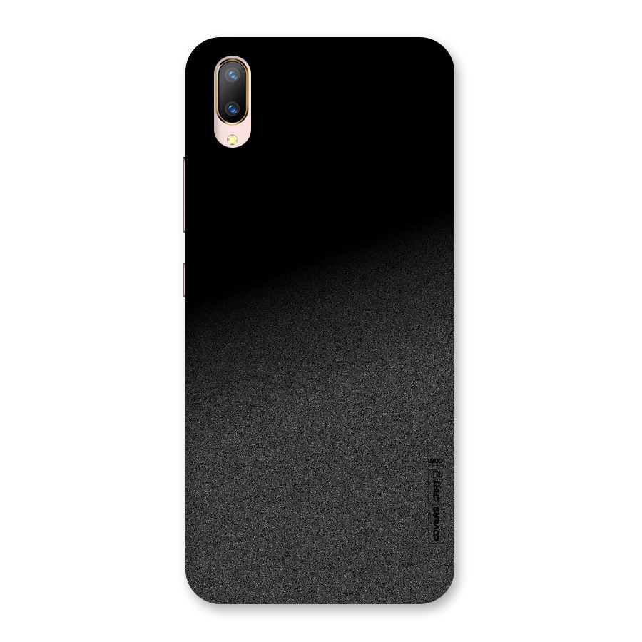 Black Grey Noise Fusion Back Case for Vivo V11 Pro