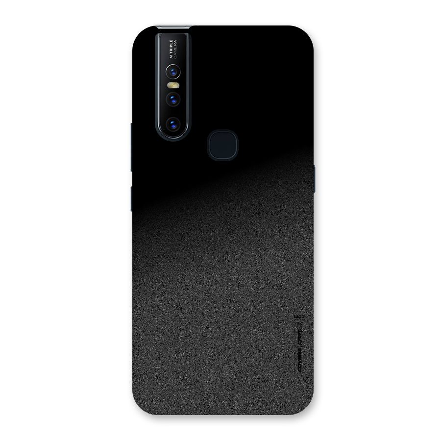 Black Grey Noise Fusion Back Case for Vivo V15