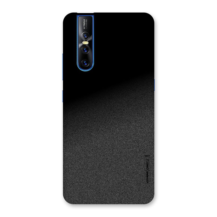 Black Grey Noise Fusion Back Case for Vivo V15 Pro