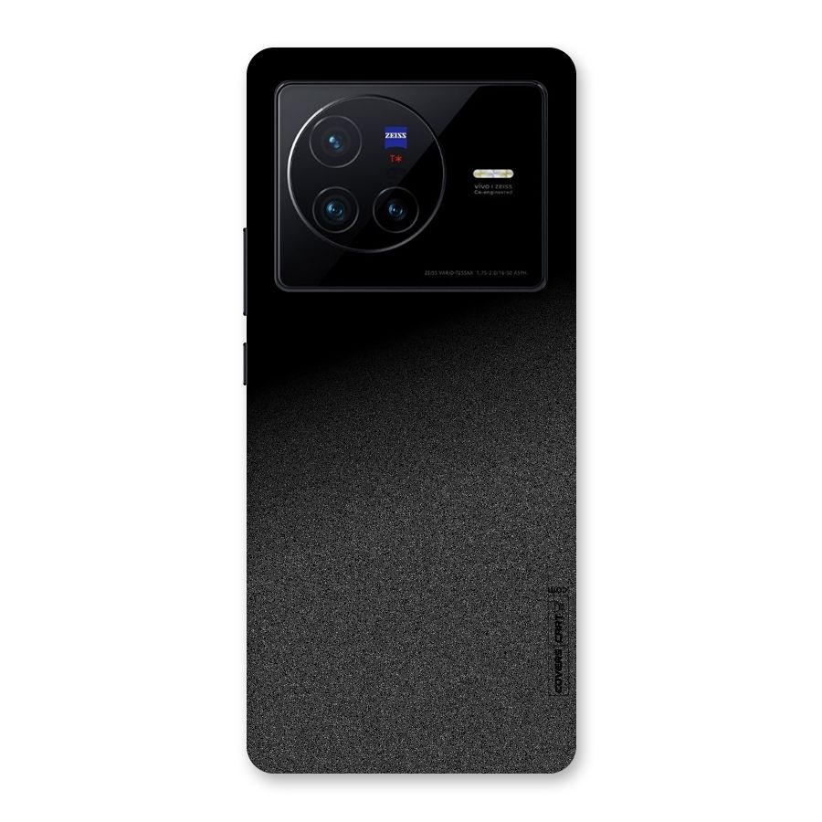 Black Grey Noise Fusion Back Case for Vivo X80