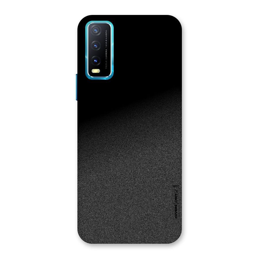 Black Grey Noise Fusion Back Case for Vivo Y20
