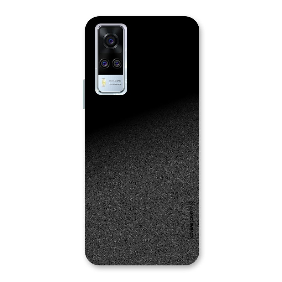 Black Grey Noise Fusion Back Case for Vivo Y31
