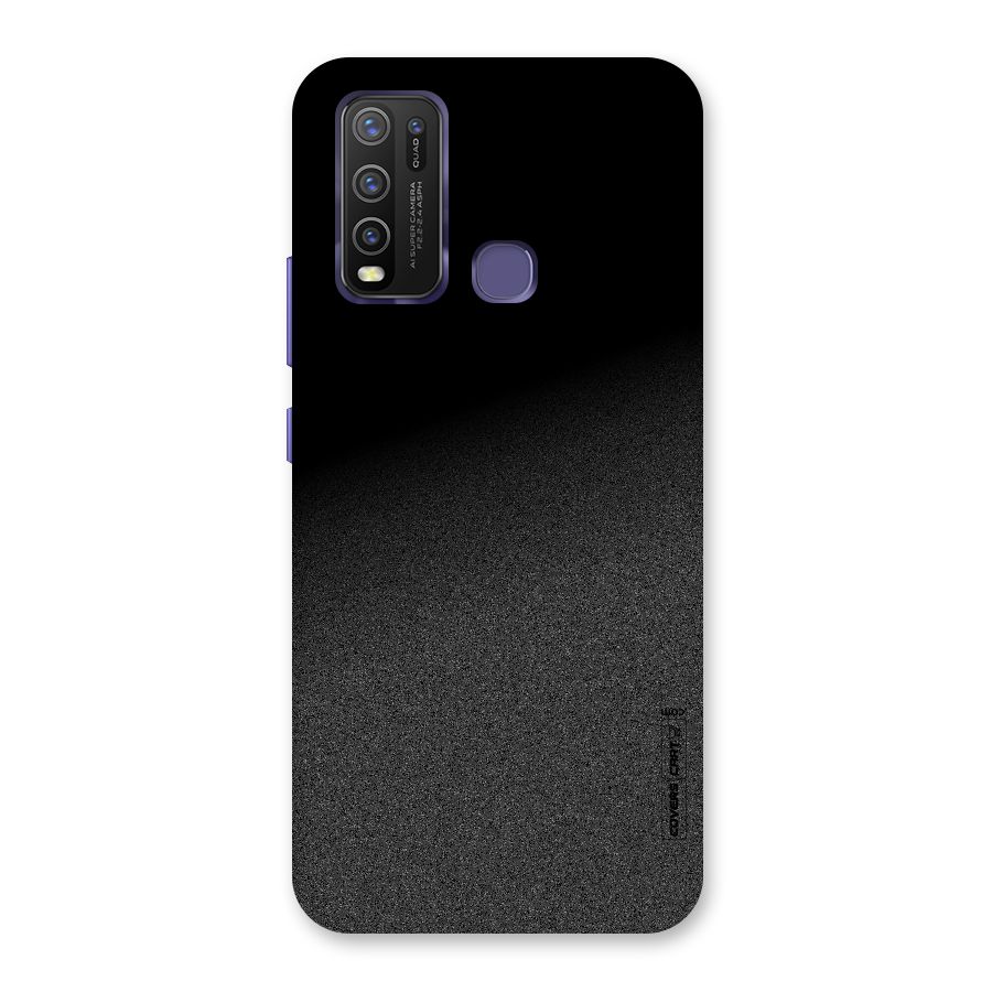Black Grey Noise Fusion Back Case for Vivo Y50