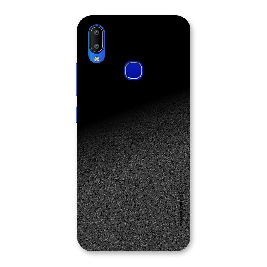 Black Grey Noise Fusion Back Case for Vivo Y91
