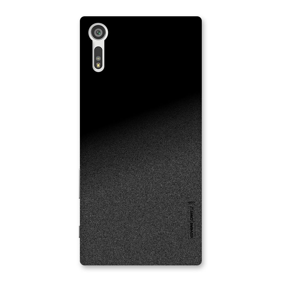Black Grey Noise Fusion Back Case for Xperia XZ