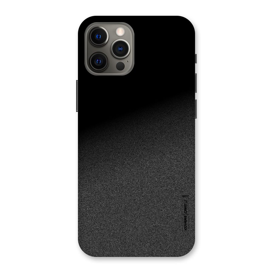 Black Grey Noise Fusion Back Case for iPhone 12 Pro Max