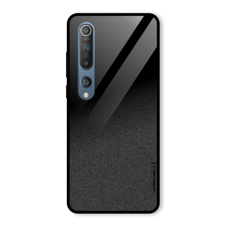 Black Grey Noise Fusion Glass Back Case for Mi 10