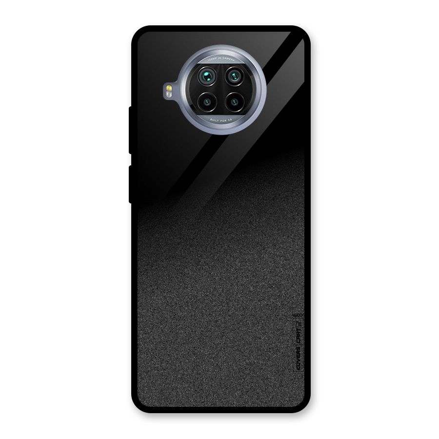 Black Grey Noise Fusion Glass Back Case for Mi 10i