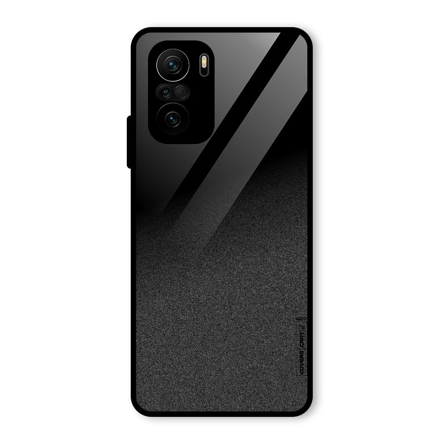 Black Grey Noise Fusion Glass Back Case for Mi 11X Pro