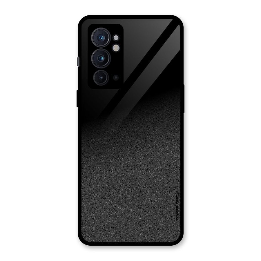 Black Grey Noise Fusion Glass Back Case for OnePlus 9RT 5G