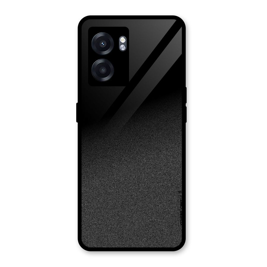 Black Grey Noise Fusion Glass Back Case for Oppo K10 (5G)