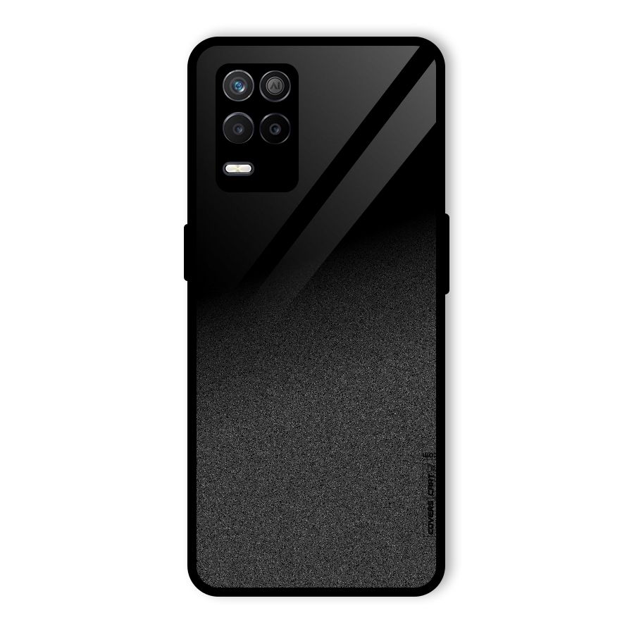 Black Grey Noise Fusion Glass Back Case for Realme 9 5G
