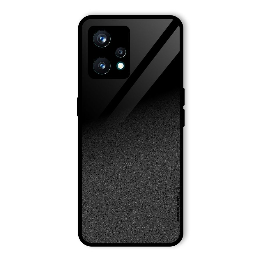 Black Grey Noise Fusion Glass Back Case for Realme 9 Pro Plus 5G