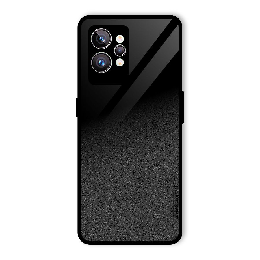 Black Grey Noise Fusion Glass Back Case for Realme GT2 Pro