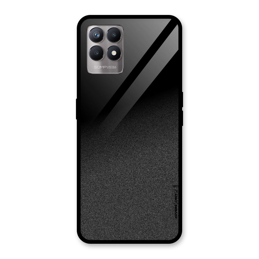 Black Grey Noise Fusion Glass Back Case for Realme Narzo 50