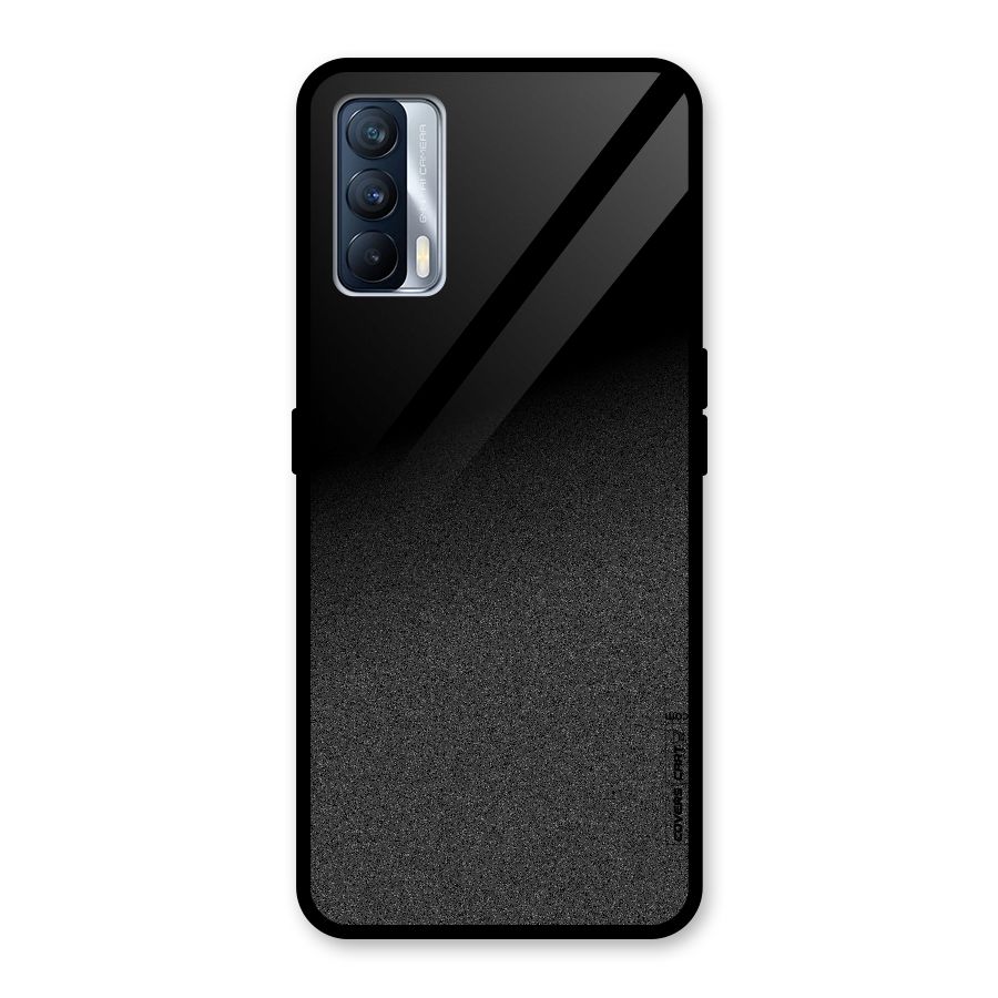 Black Grey Noise Fusion Glass Back Case for Realme X7