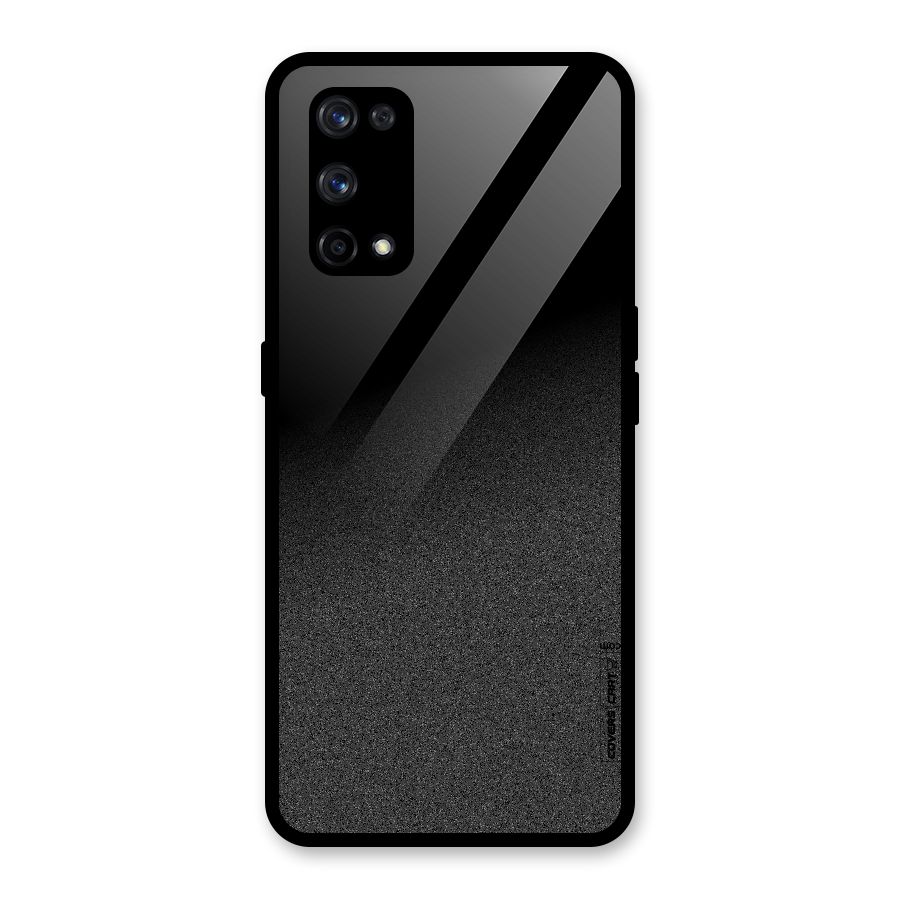 Black Grey Noise Fusion Glass Back Case for Realme X7 Pro