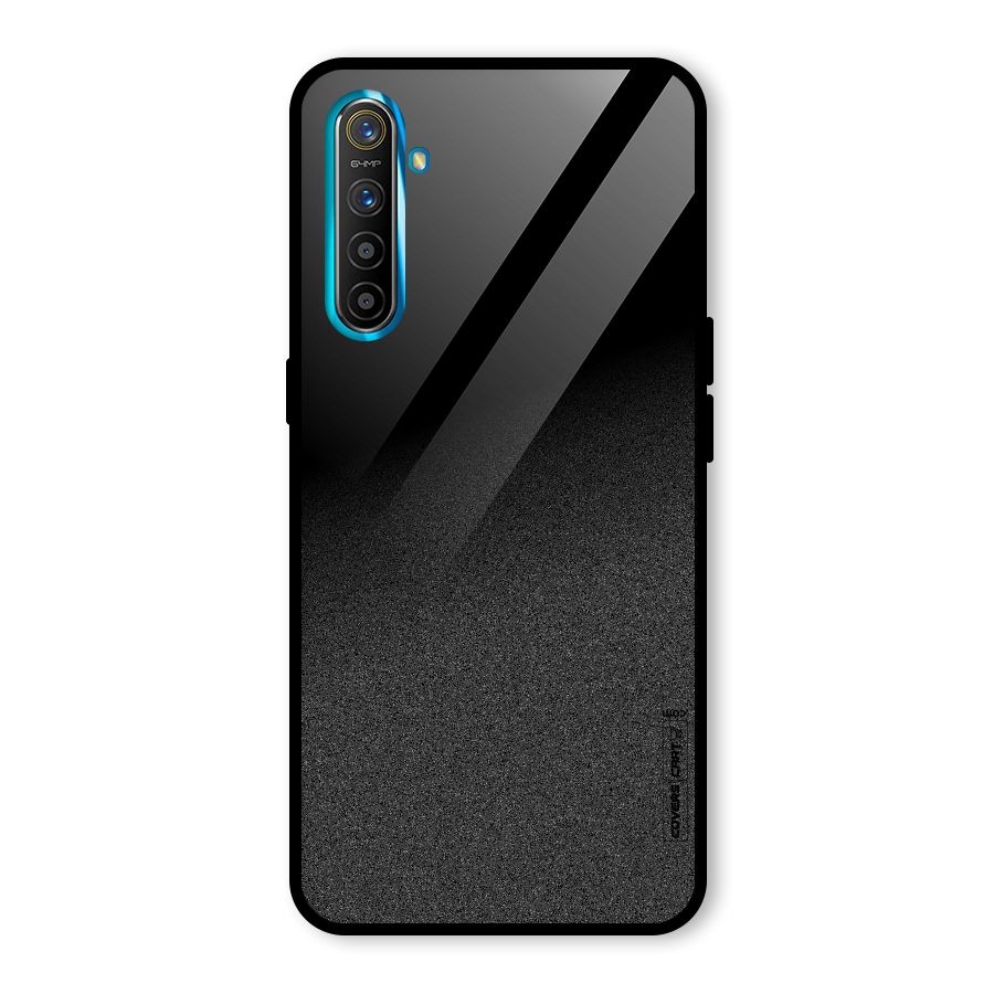 Black Grey Noise Fusion Glass Back Case for Realme XT