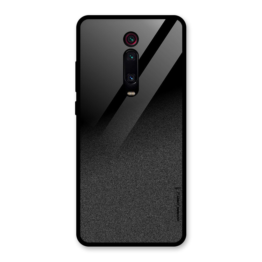 Black Grey Noise Fusion Glass Back Case for Redmi K20