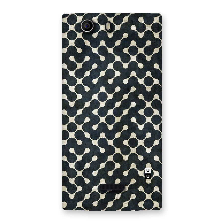 Black Maze Design Back Case for Canvas Nitro 2 E311