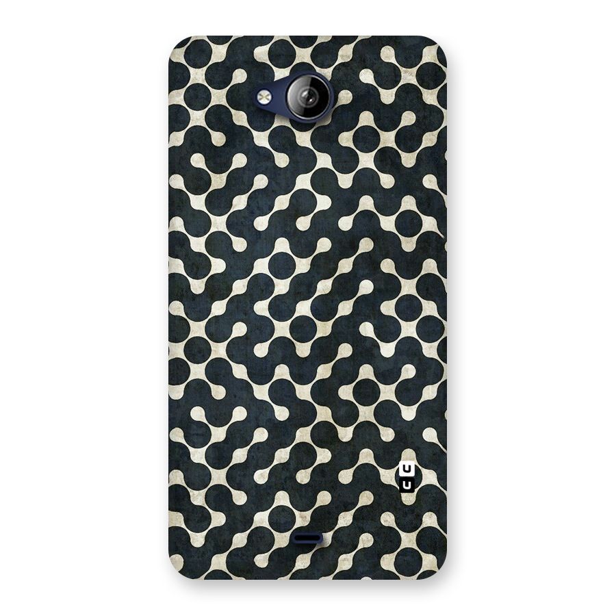 Black Maze Design Back Case for Canvas Play Q355
