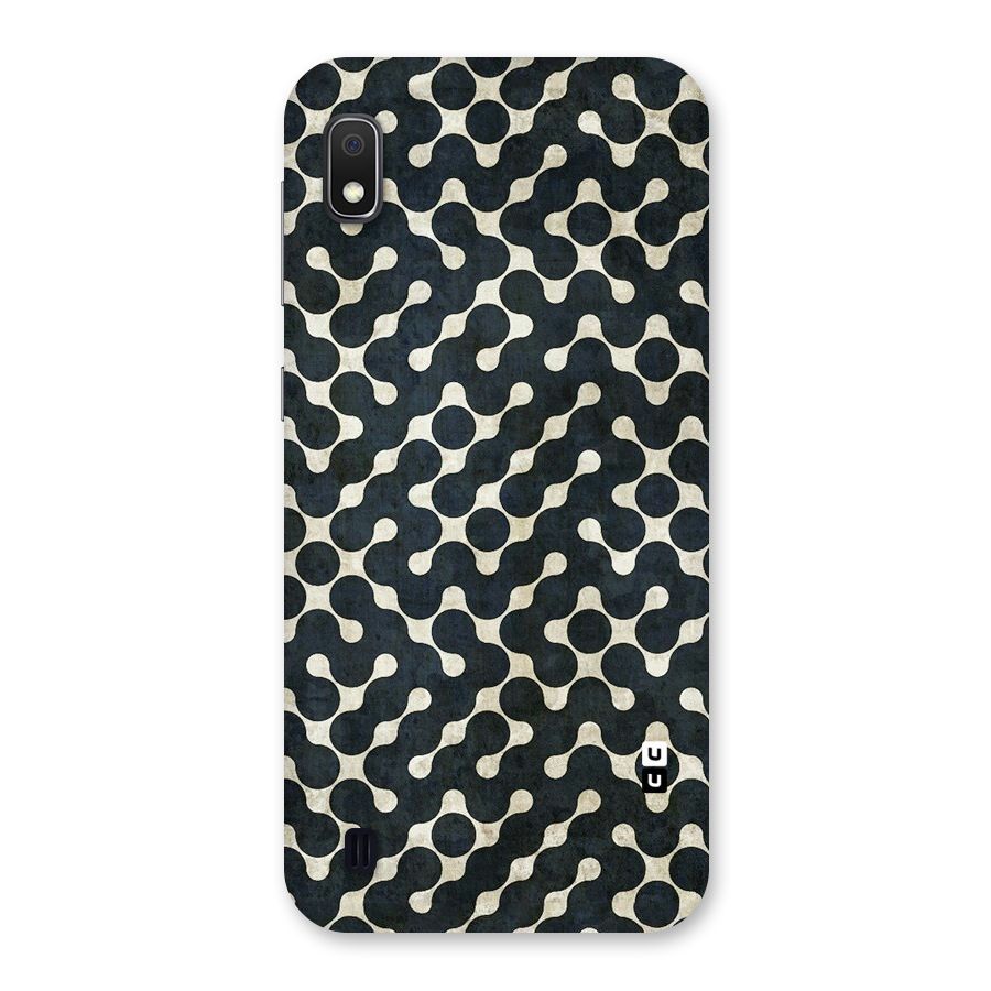 Black Maze Design Back Case for Galaxy A10