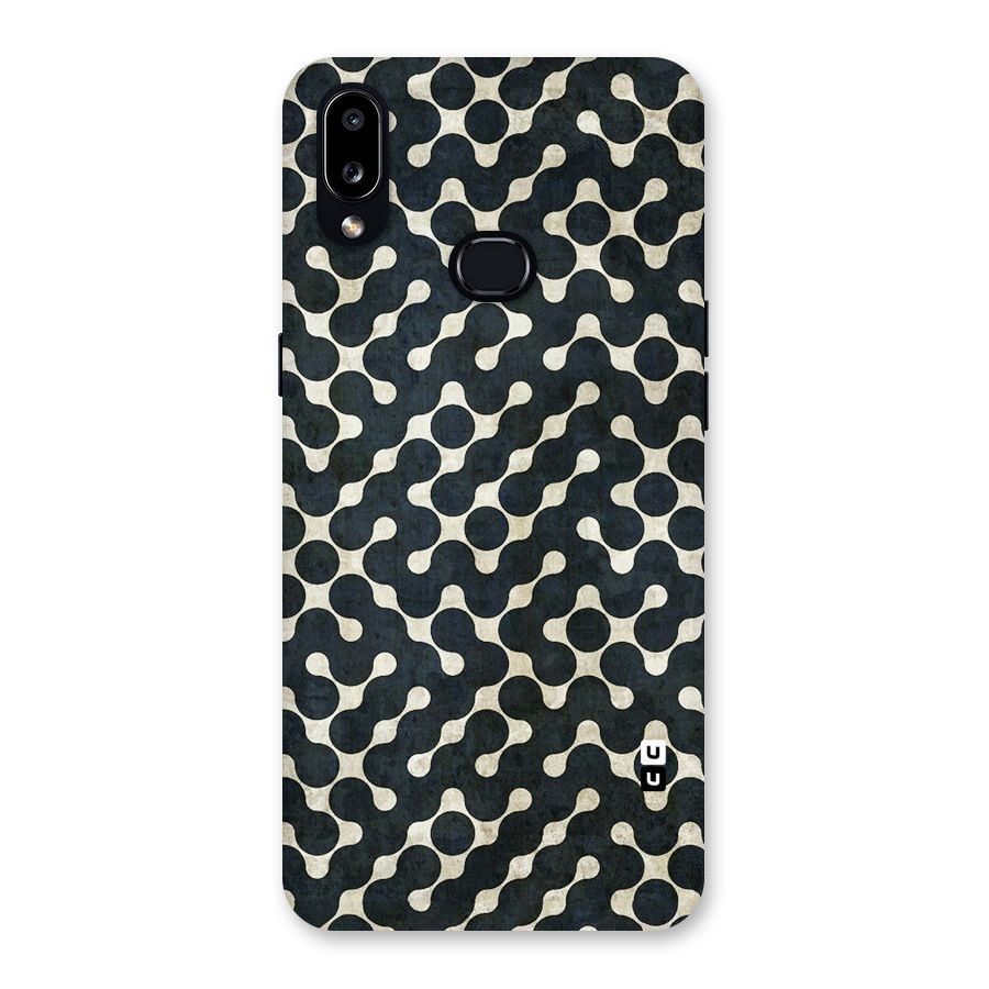Black Maze Design Back Case for Galaxy A10s