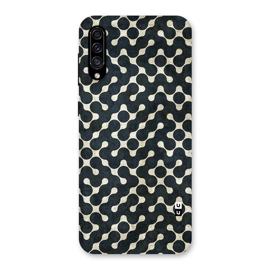 Black Maze Design Back Case for Galaxy A30s