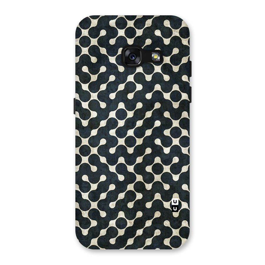 Black Maze Design Back Case for Galaxy A3 (2017)