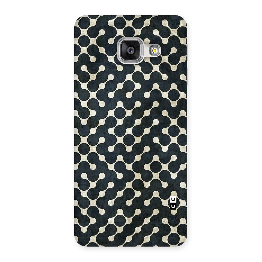 Black Maze Design Back Case for Galaxy A3 2016