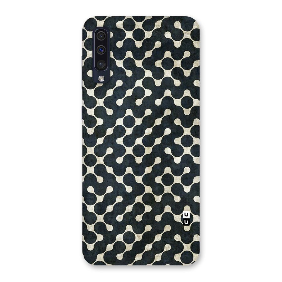 Black Maze Design Back Case for Galaxy A50s