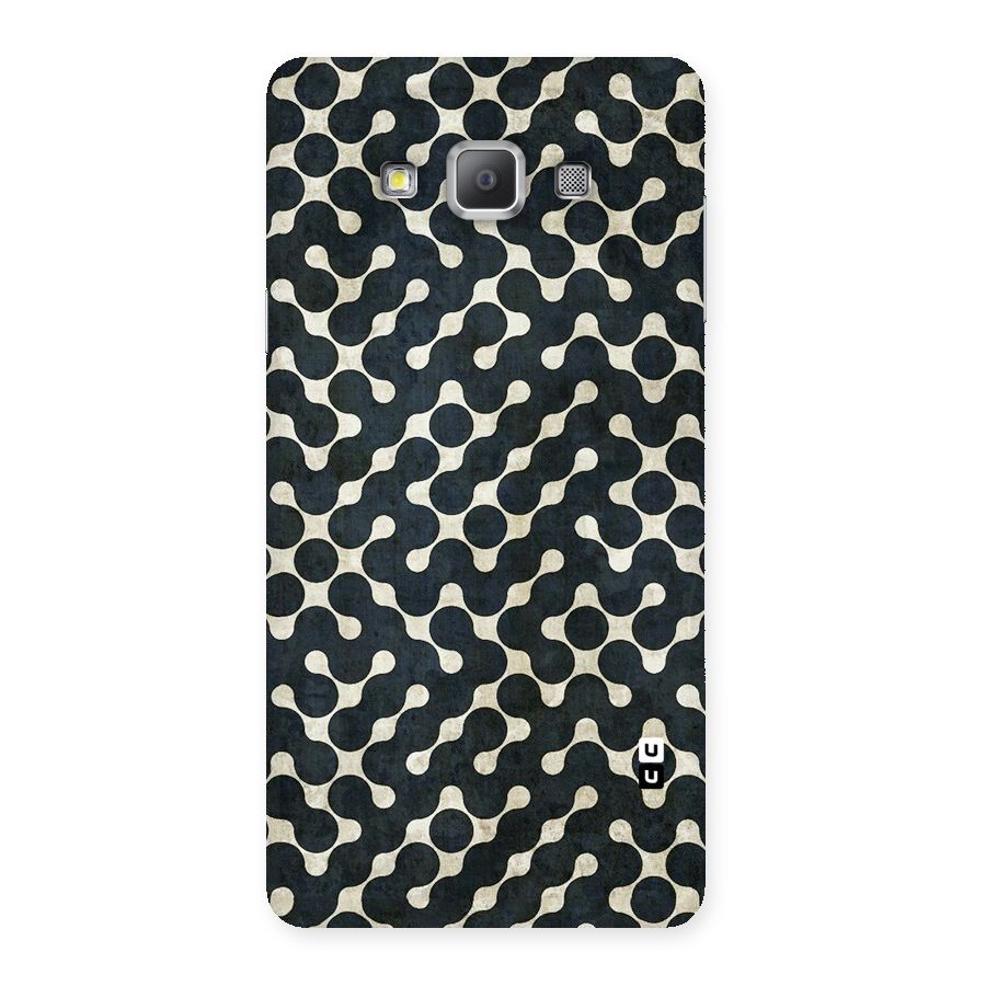 Black Maze Design Back Case for Galaxy A7