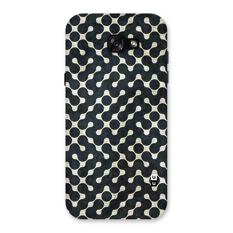 Black Maze Design Back Case for Galaxy A7 (2017)
