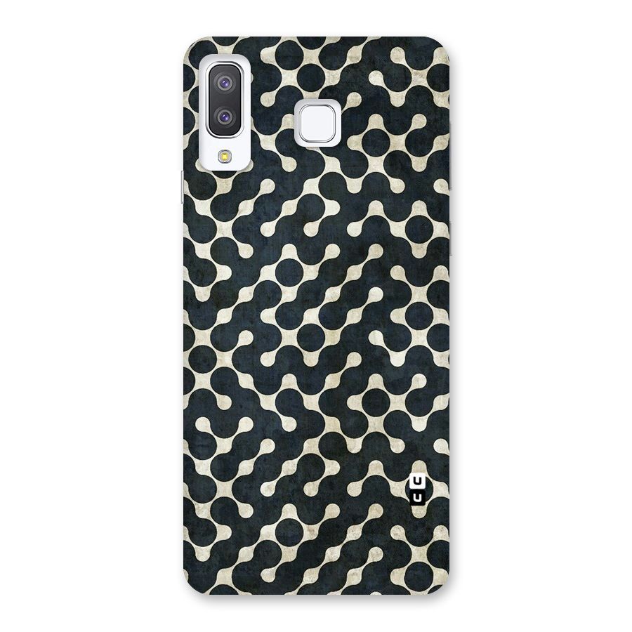 Black Maze Design Back Case for Galaxy A8 Star