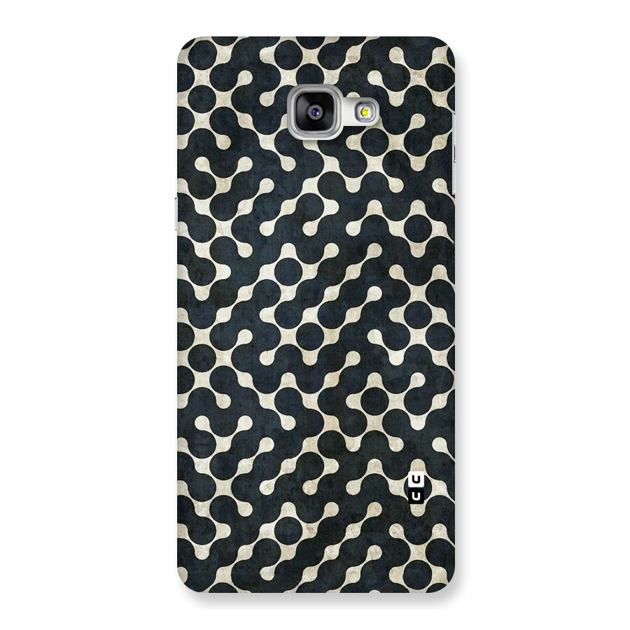 Black Maze Design Back Case for Galaxy A9