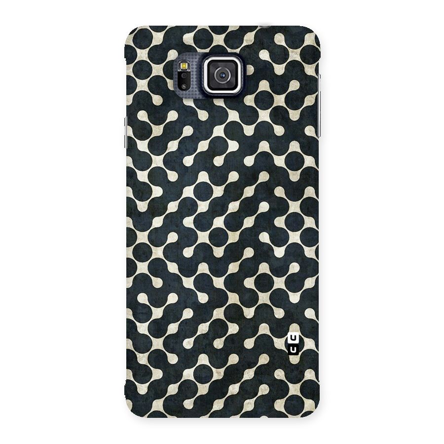 Black Maze Design Back Case for Galaxy Alpha