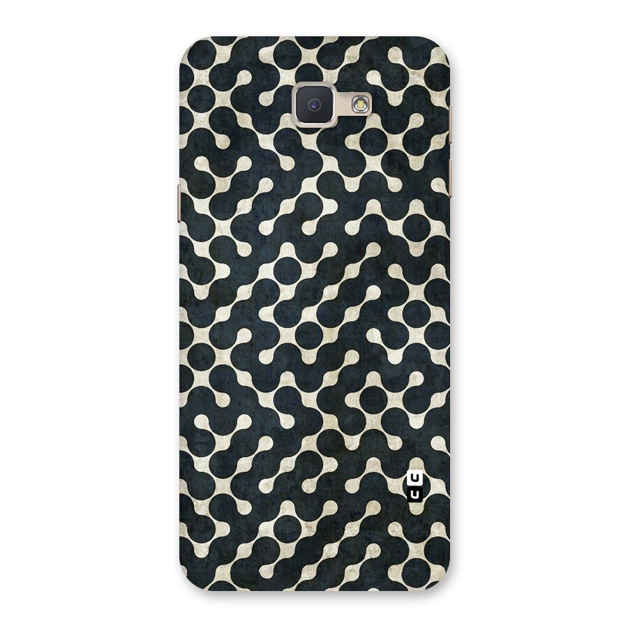 Black Maze Design Back Case for Galaxy J5 Prime