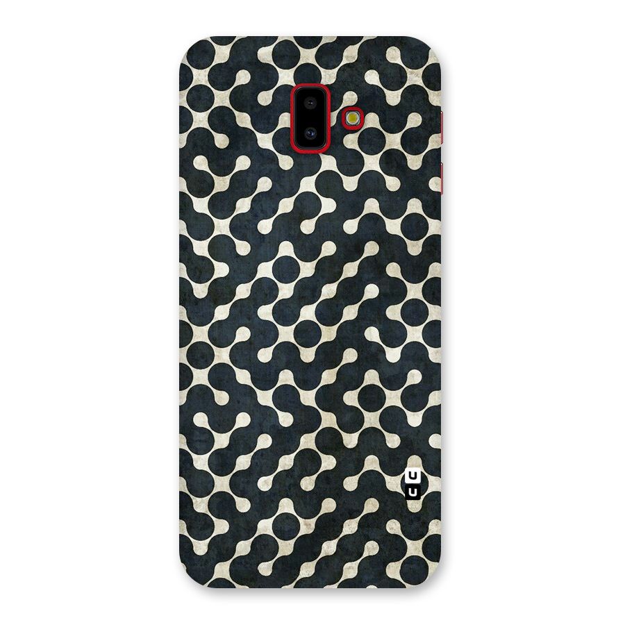 Black Maze Design Back Case for Galaxy J6 Plus
