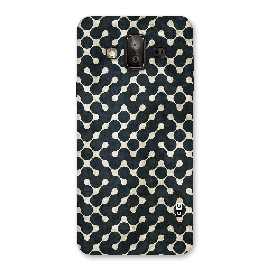 Black Maze Design Back Case for Galaxy J7 Duo