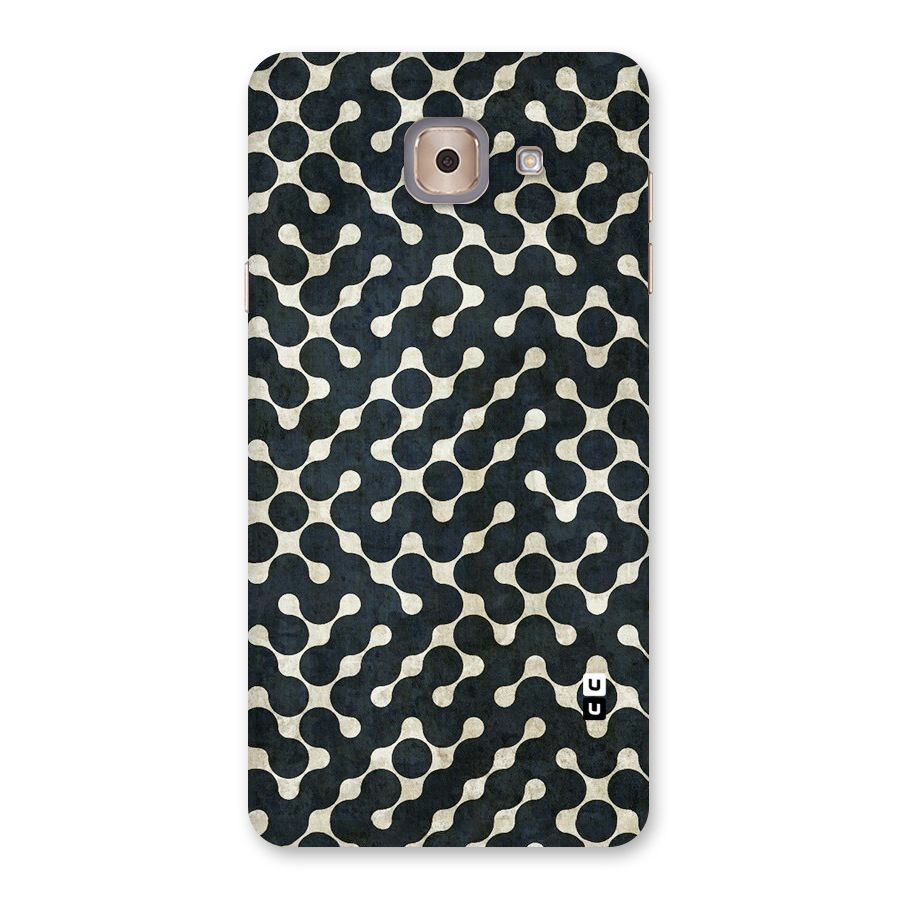 Black Maze Design Back Case for Galaxy J7 Max