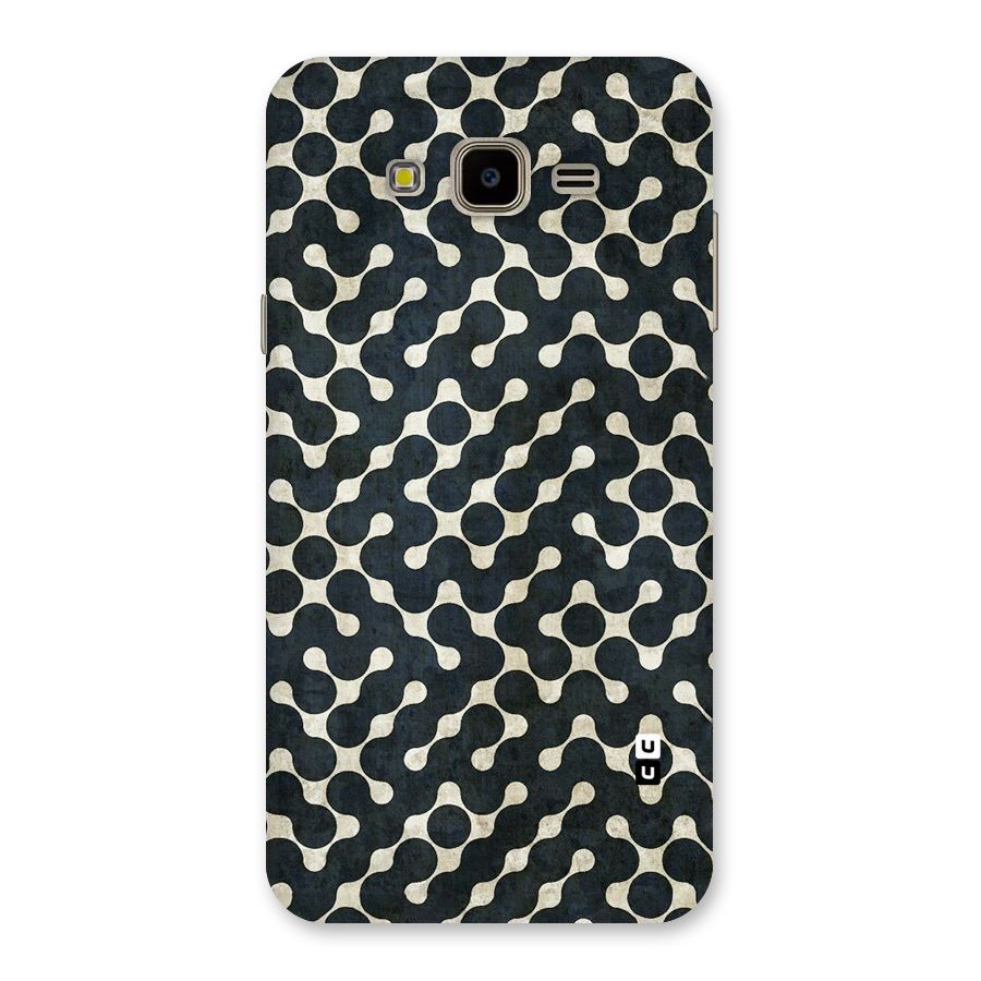 Black Maze Design Back Case for Galaxy J7 Nxt