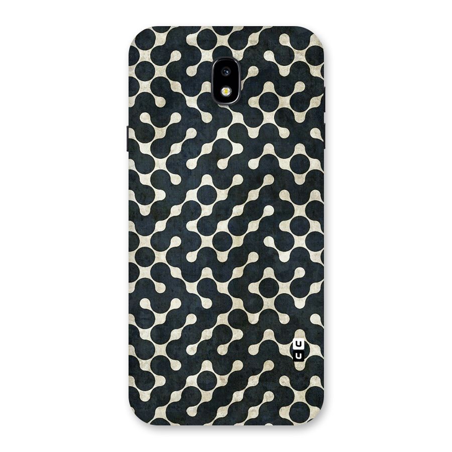Black Maze Design Back Case for Galaxy J7 Pro