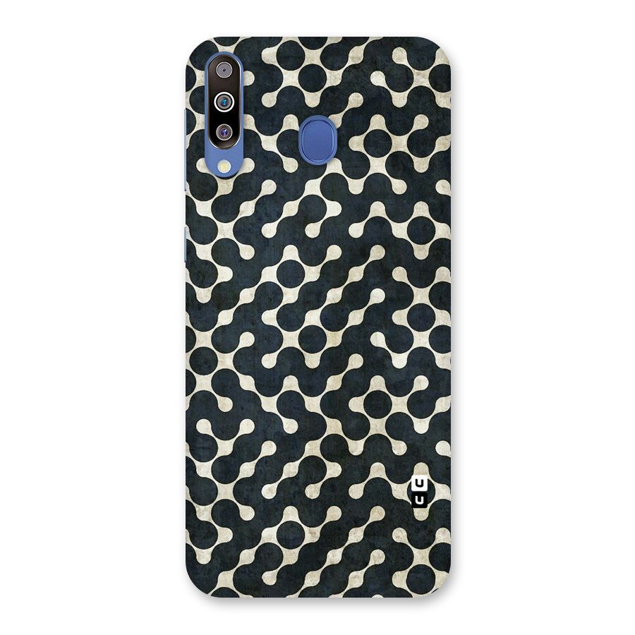 Black Maze Design Back Case for Galaxy M30