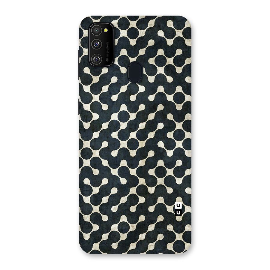 Black Maze Design Back Case for Galaxy M30s